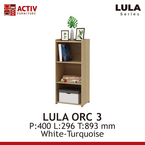 RAK BUKU 3 RAK- LULA ORC 3A SONOMA OAK