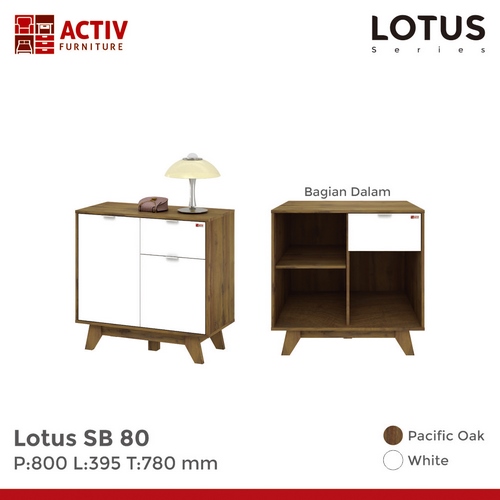 SIDEBOARD- LOTUS SB 80 PACIFIC OAK
