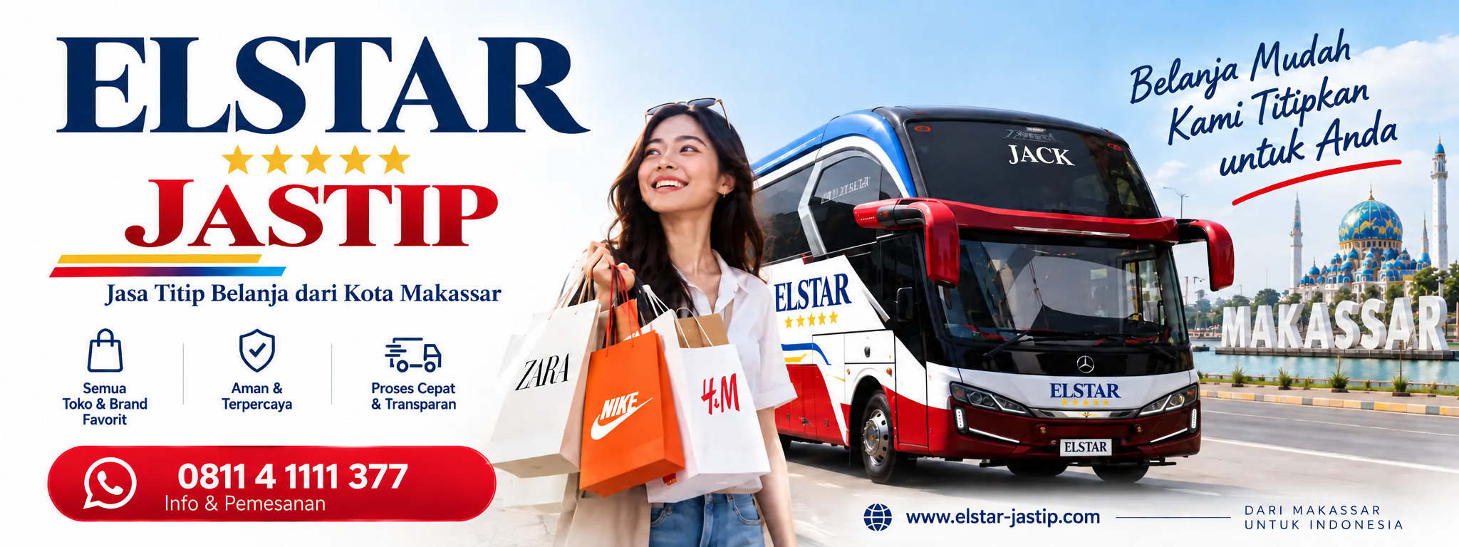 Elstar Jastip, belanja dari Makassar. WhatsApp 0811 4 1111 377.